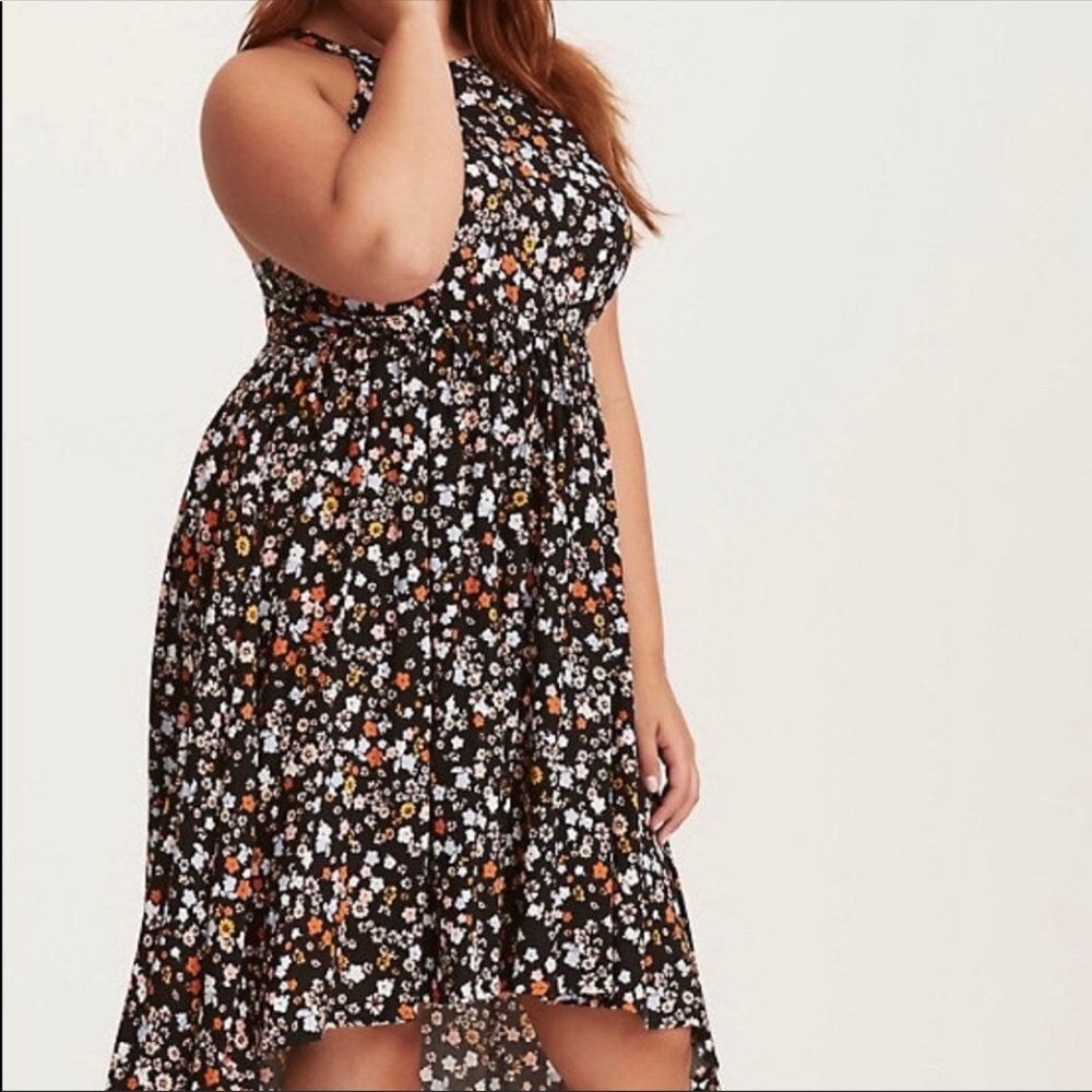 Torrid Floral High to Low Dress!
